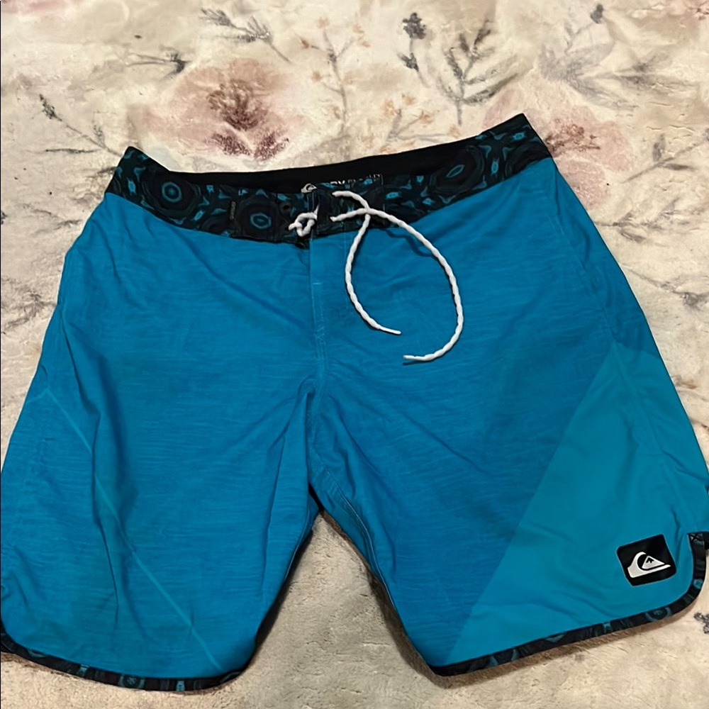 Quiksilver Blue Board Shorts Quick-Dry Swimwear